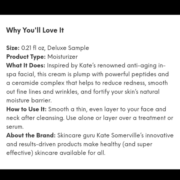 Kate Somerville KateCeuticals Total Repair Cream NWT - Picture 3 of 3